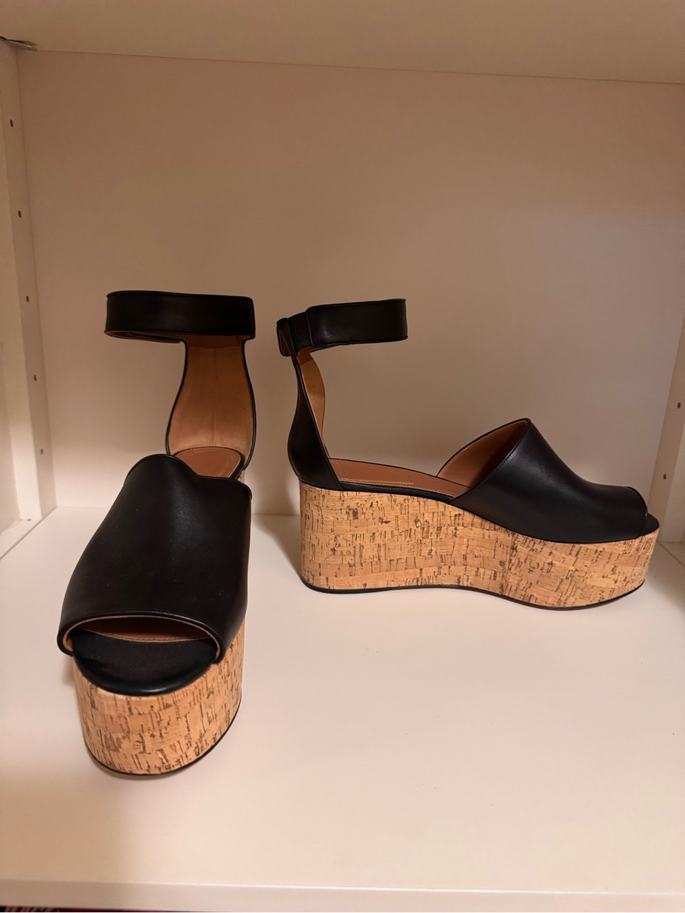 Givenchy shark tooth platform sandals